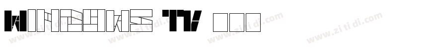 Windows TV字体转换